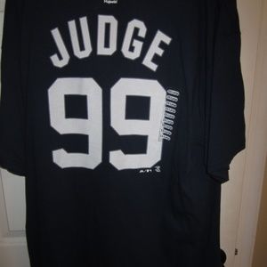 NY Yankees Baseball Shirt Judge NWT XXL